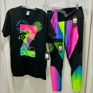 Zumba Colorful Activewear Set NWT!